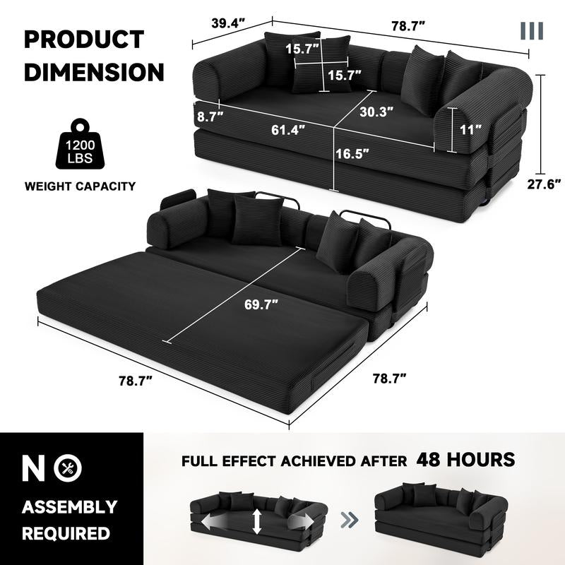 The Nest — Convertible Modular Sleeper Sofa