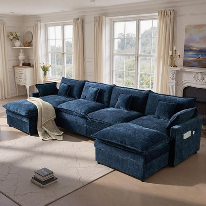 The Haven — 108" U-Shaped Cloud Sectional