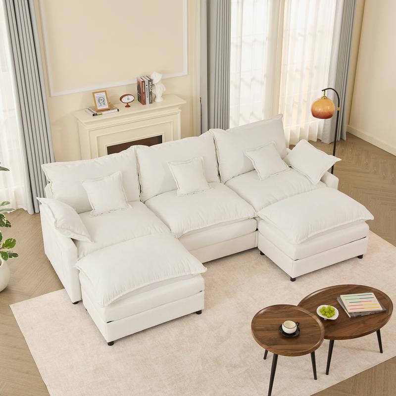 The Cloud — 108" U-Shaped Modular Sofa