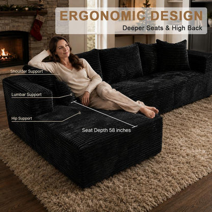 The Retreat — Modular L-Shaped Reclining Sectional